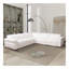 Canapé modulaire inclinable Yohan - Boucle blanche