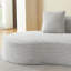Canapé modulaire rembourré en velours côtelé à 4 places Welcom-130473600