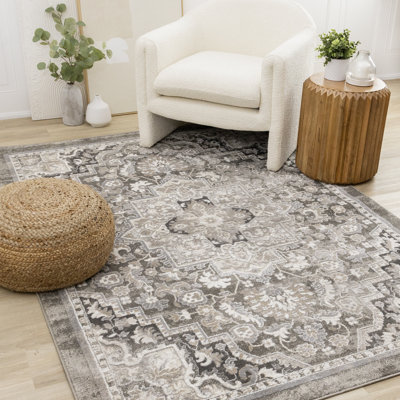 Tapis traditionnel tissé à la machine Cariad