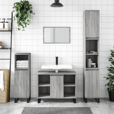 Venedy Bathroom Storage Furniture Set