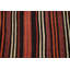 Tapis rayé kilim 5 x 8 avec tons terreux