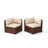 Treyshun Wicker Reversible Patio Seating Group with Cushions-728881968-676687682