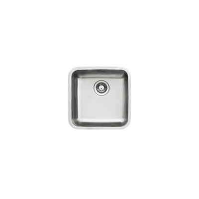 Ukinox 440mm W Single Bowl Stainless Steel Undermount Kitchen Sink