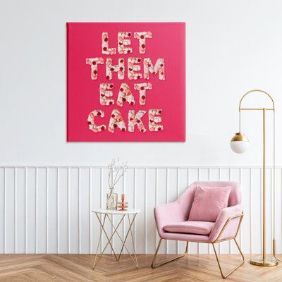 Let Them Eat Cake Canvas, design by LISH Creative