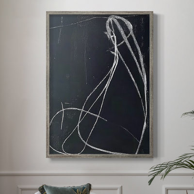Série ABSTRACT DCXVII, reproduction encadrée - bois massif