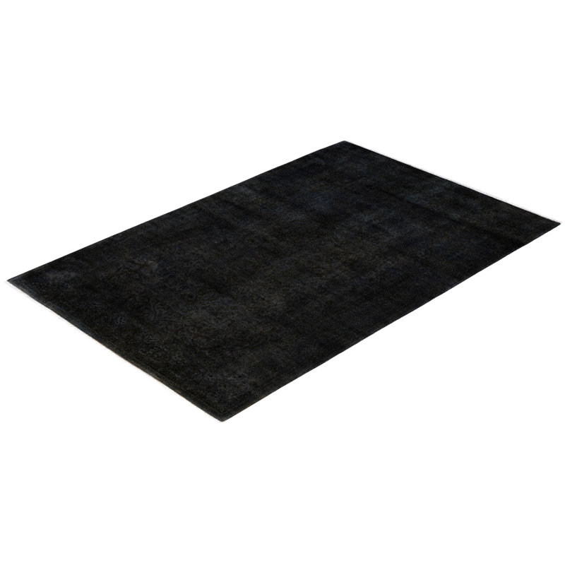 Overdyed One-of-a-Kind 4' 9" X 7' 2" Hand Knotted Area Rug