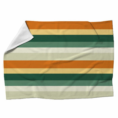 Machine Printed Throw Blanket