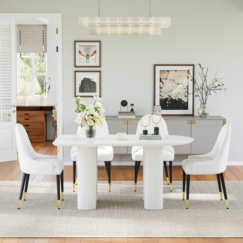 Ifra Dining Table, 29.5"H x 31.5"W x 55.1"L