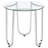 Dutton Chrome 2-piece Round Coffee Table Set