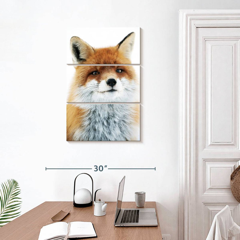 Brampt Fox Gaze, 32" H x 20" W