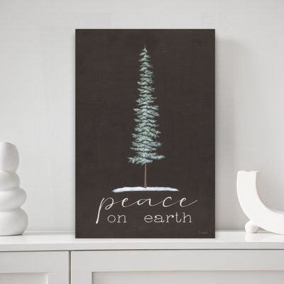 Peace on Earth 1 Piece Wrapped Canvas Wall Art
