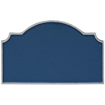 Plaque signalétique d'adresse sur deux lignes Vanderbilt