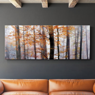 Perdus dans la forêt - Toile tendue avec châssis - Prêt à accrocher