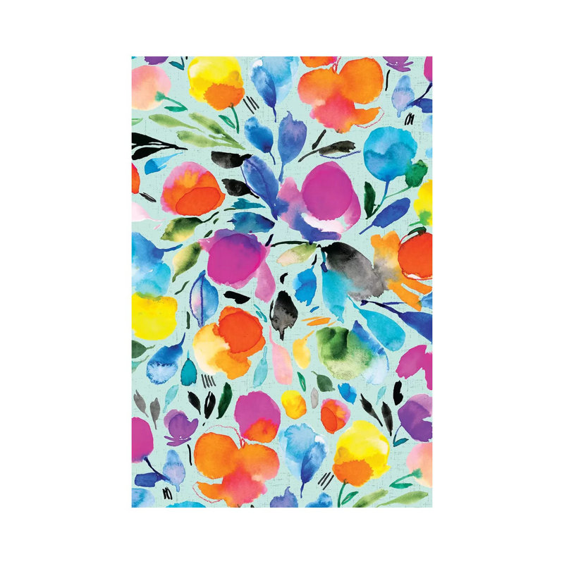 Floral Party 1 Piece Wrapped Canvas Wall Art, 101.6cm H x 66.04cm W