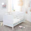 Cot Bed EASY SLEEP 70 x 140 cm incl. conversion corners - White