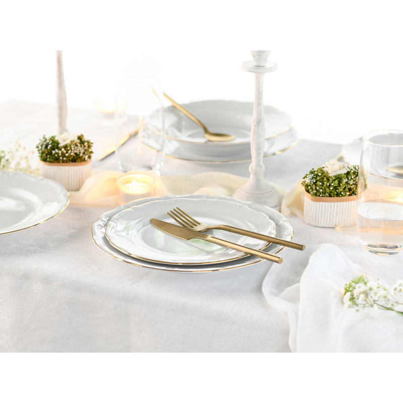 Maria Theresia Porcelain China Dinnerware Set 30 Piece - Service for 6