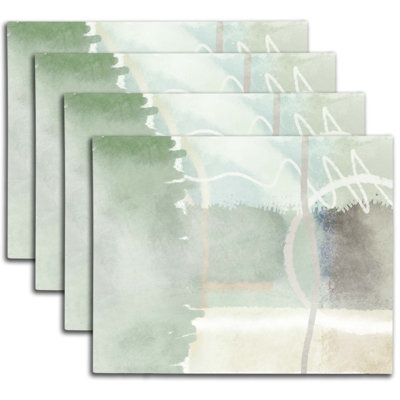 Napperon abstrait en polyester