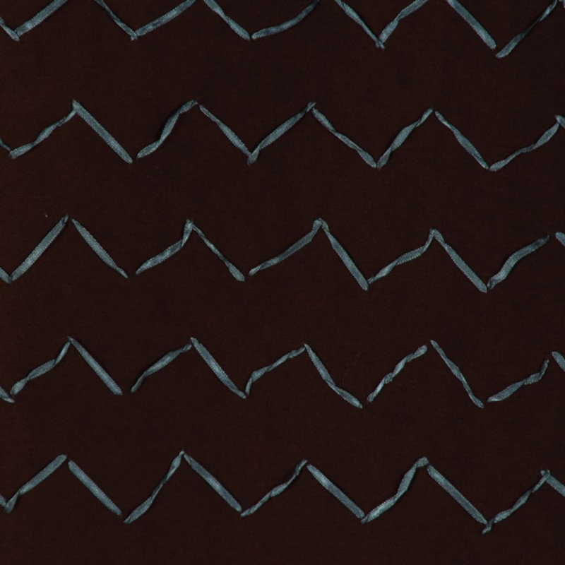 Fabric, Chocolate/Teal