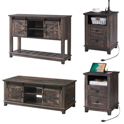 Ensemble de 4 tables de bout Chimira
