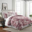 Ensemble d'édredon en coton 8 pièces Au Village Toile Merlot-101883512