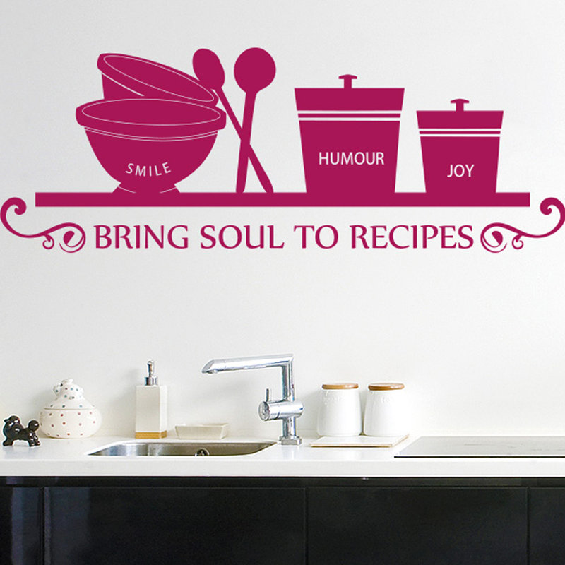 Food & Beverage Wall Decal, Medium, Violet
