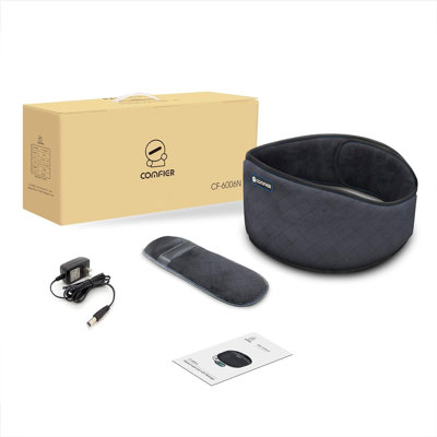 COMFIER Coussin chauffant pour la douleur au dos, ceinture enveloppante pour le ventre avec massage par vibration, ceinture réglable, cadeaux pour la famille