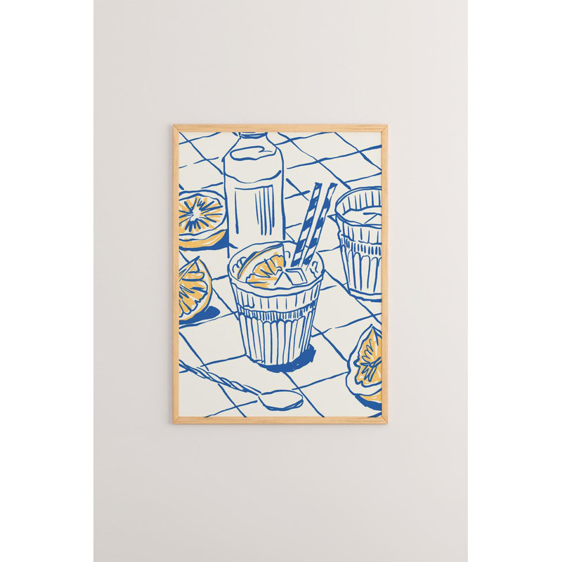 Élégante peinture encadrée décorative, 12,9 po x 18,9 po | Cadre 100% bois massif (épaisseur: 0,8 pouce) | Papier photo 300 g / m² de haute qualité, impression numérique | Parfait pour le salon, la décoration de bureau et les amateurs d'art
