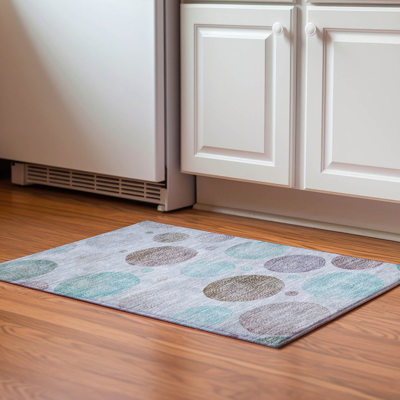 Premium Machine Washable Farolt AMF1897 Geometric Rug, Rectangle 1'8" x 2'6"