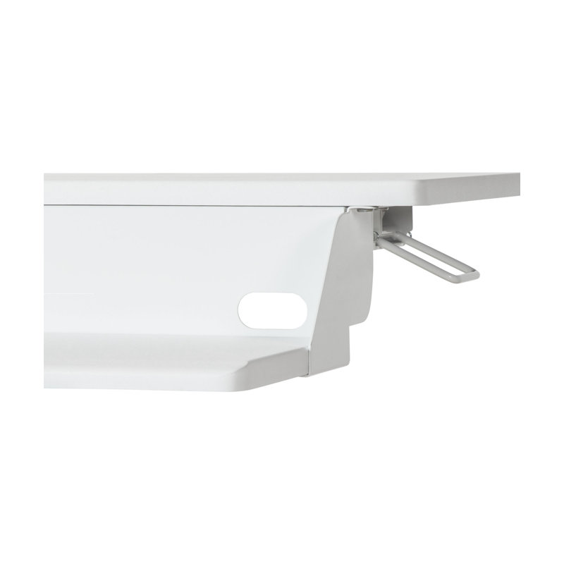 Mcmanis Adjustable Metal Base Standing Desk Converter, White