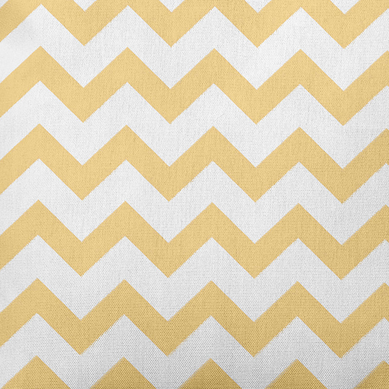 Aldermary Square Pillow Cover and Insert, 16"H x 16"W, Yellow