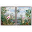 Oliver Gal Paradise Chinois Duo Animal Landscape - Heavy Gel Top Coat Framed Canvas Art-1297685424-1297685426