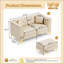Canapé Chesterfield modulaire de luxe léger avec capitonnage à boutons-1802574098-1802574101
