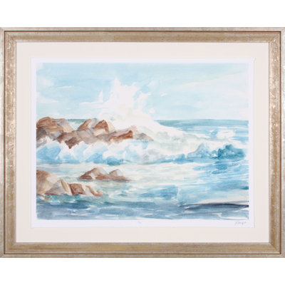 Coastal Watercolor I Print by Harper