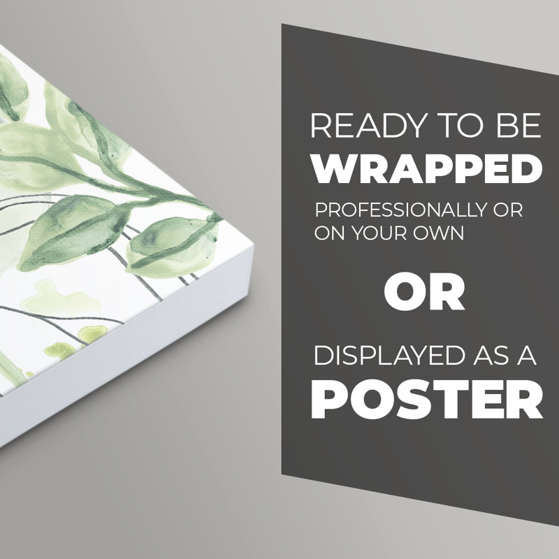 Tropical Palm Chorus IV - Impression sur toile seulement - NON-CADRE, H 36 po x l 24 po