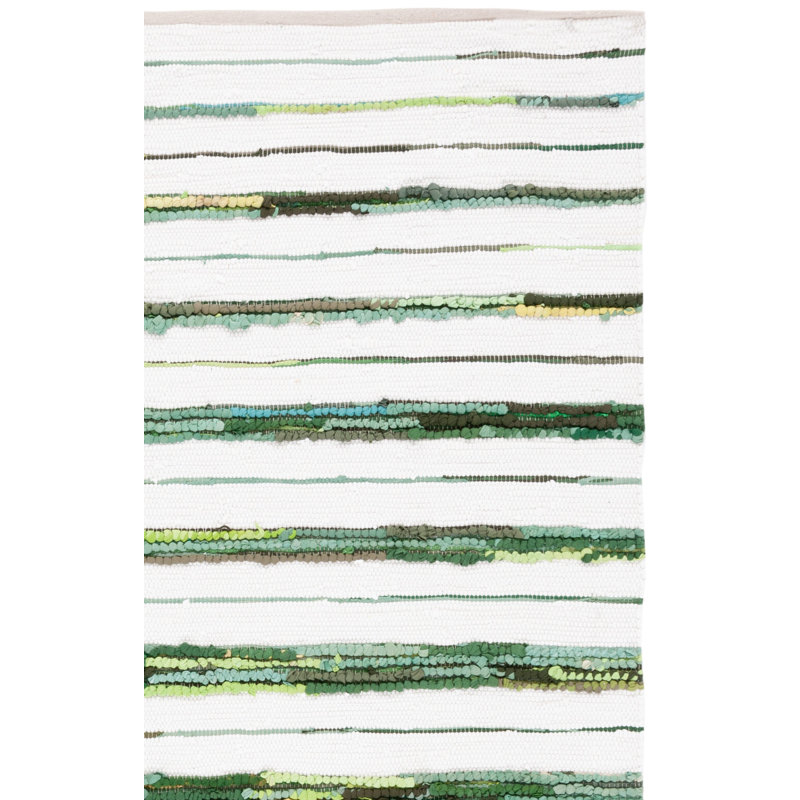 Montauk Hand Woven Performance Striped Rug, Rectangle 4' x 6'