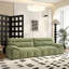Canapé modulaire 90,55 "vert 100% polyester-129704731-129704736