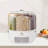 Chekesha 6-Grid Rotating Food Dispenser with Lid-982363606