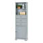 Armoire de salle de bain autoportante Anegada, armoire de rangement haute avec 3 tiroirs et tablettes réglables-1525231285-1537261910