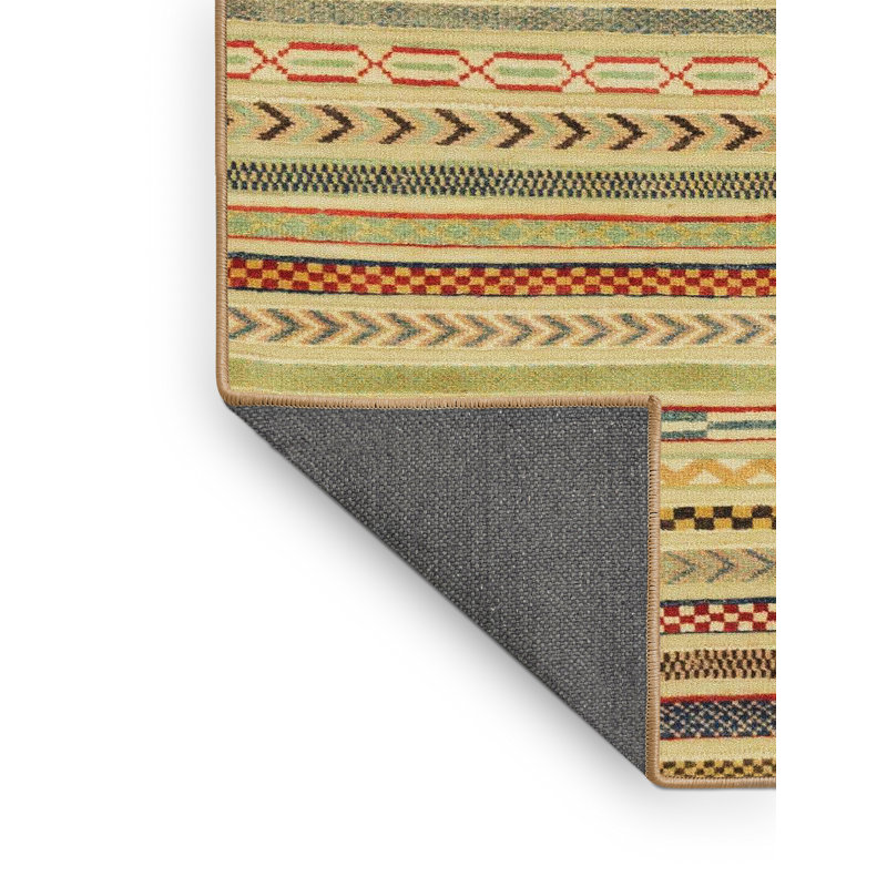 Abstract Indoor Rug, Rectangle 2' x 4'