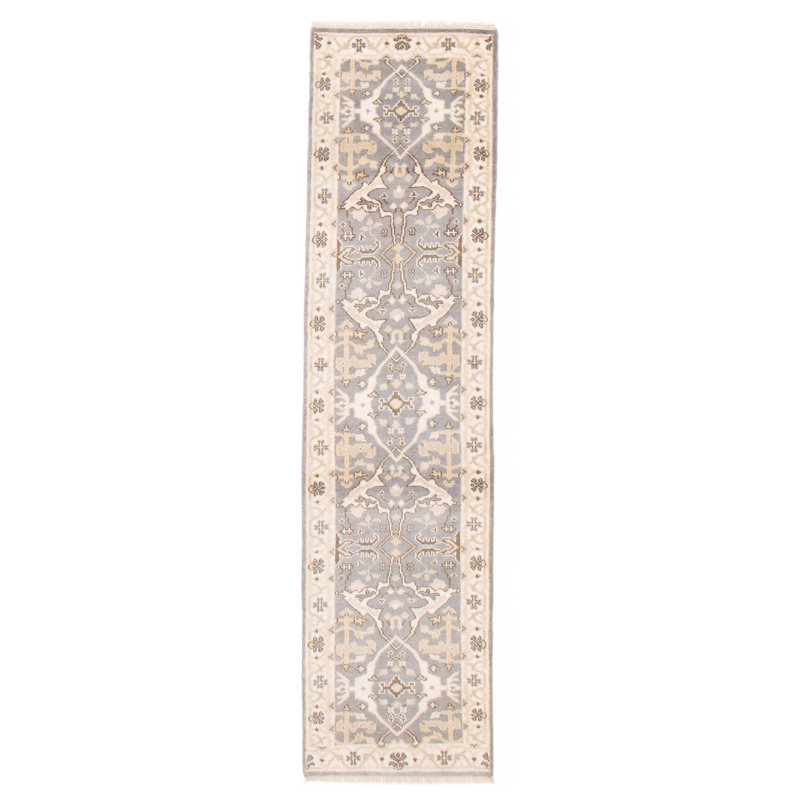 Tapis unique gris de 2 pi 7 po x 9 pi 10 po