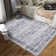 Oriental Machine Washable Rug with Rubber Backing for Living Room Vintage Non-Slip Dining Room Rug Easy-Cleaning Floor Carpet for Bedroom