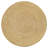 Mize Woven Rattan Round Coffee Table