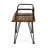 Rustic Patio Chair - 2 Chairs, Wood Seat, Iron Frame, Finish, Outdoor Furniture Seats, Frames, And Attractive For