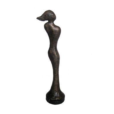 Sculpture bronze abstraite