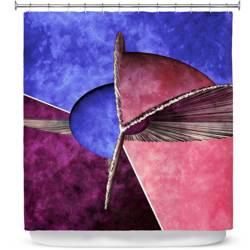 Rideau de douche simple abstract 24