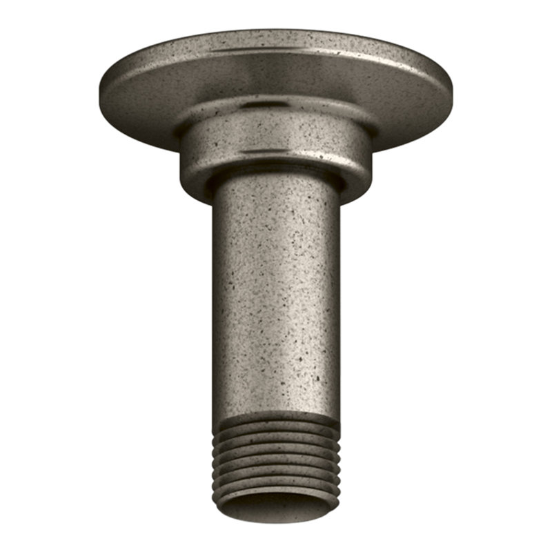 Bras de douche à fixation au plafond et bride maîtresse Masterhower, Noir mat