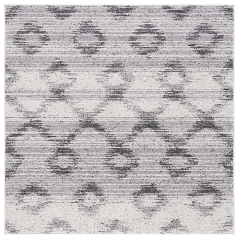 Muniz Performance Geometric Rug, Square 6'