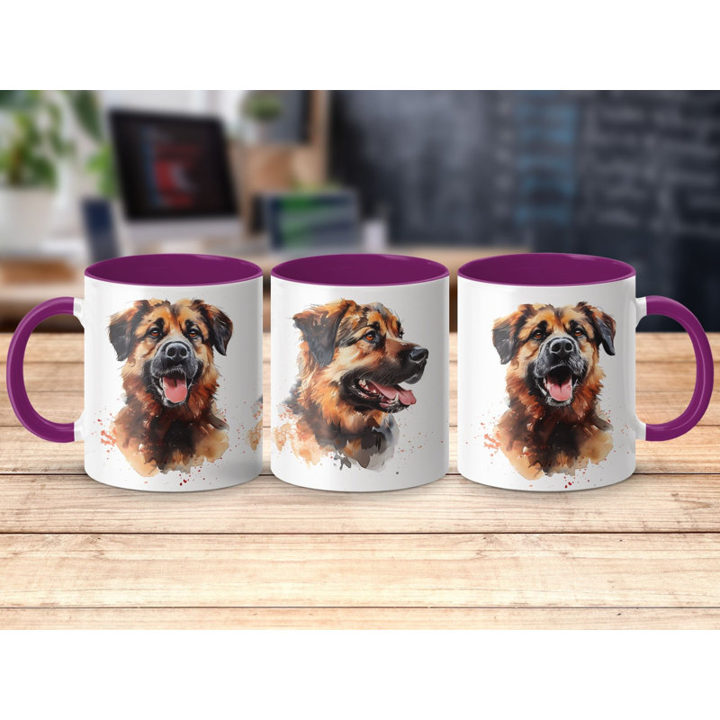 Mug, Purple, 3