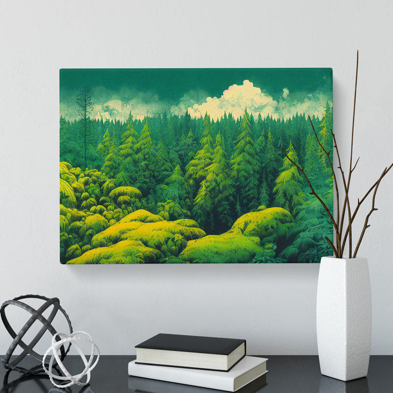 Amazing Forest - Wrapped Canvas Print, 35cm H x 50cm W x 3cm D