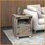 Table basse de salon moderne HOMcom, gris, grand espace de rangement Surface facile à nettoyer-1479635486